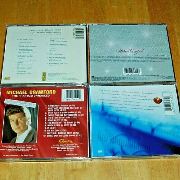 Michael Crawford 4 CD Lot Love Songs Christmas - Picture 2 of 5
